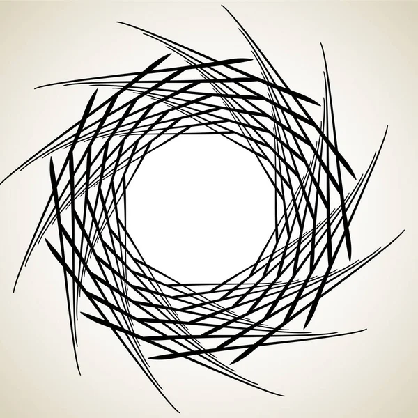 Abstract Spiral Redemoinho Twirl Mandala Ícone Motivo —  Vetores de Stock