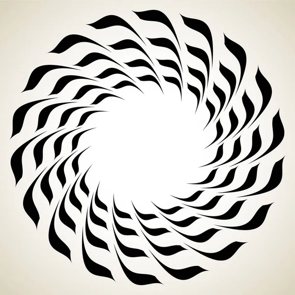 Abstract Spiral Redemoinho Twirl Mandala Ícone Motivo — Vetor de Stock