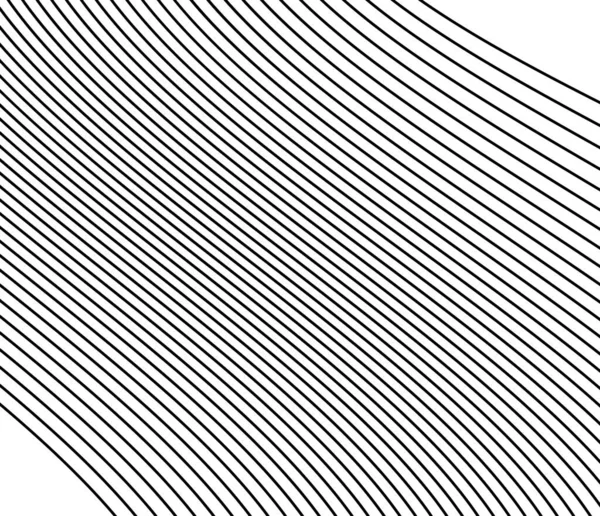 Волнистые Размахивающие Кривыми Параллельными Линиями Волнистые Извилистые Полосы Фона Узор — стоковый вектор