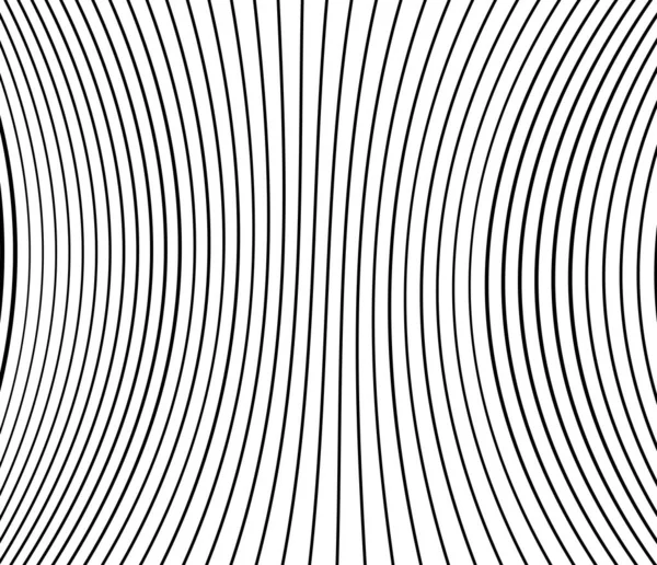 Wellenförmige Geschwungene Parallellinien Wellenförmiger Verschnörkelter Streifenhintergrund Muster Und Textur Aktienvektorillustration — Stockvektor