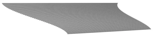 Волнистые Размахивающие Кривыми Параллельными Линиями Волнистые Извилистые Полосы Фондовая Векторная — стоковый вектор