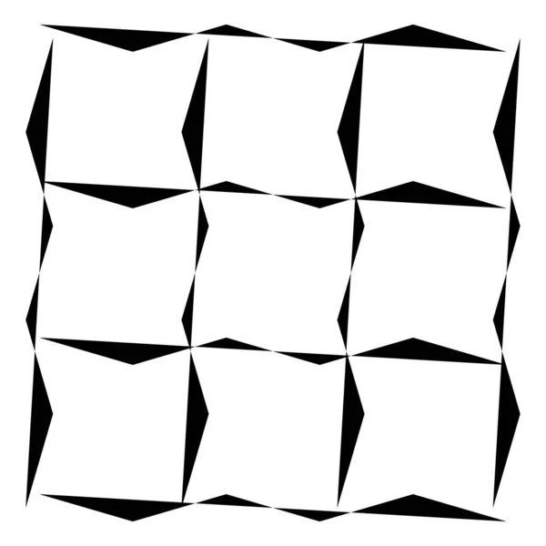 不规则网格 与随机线啮合 方格格子 格栅和丛图样 种群矢量图解 剪贴画 — 图库矢量图片