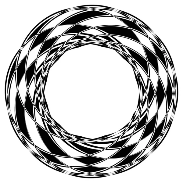 Abstrato Circular Irradiando Vetor Elemento Design Ilustração Vetor Estoque Gráficos — Vetor de Stock