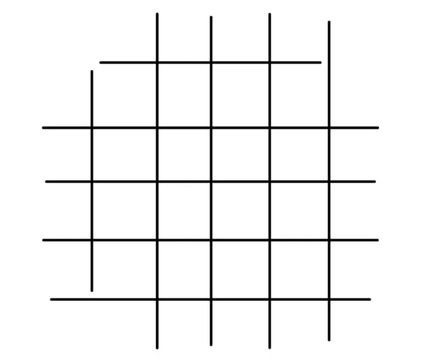 Неправильные Случайные Пересекающиеся Линии Абстрактная Сетка Сетка Решетка Решетка Рисунок — стоковый вектор