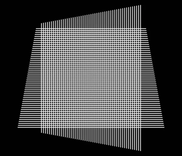 Irrégulière Lignes Intersection Aléatoires Grille Abstraite Maille Grille Motif Treillis — Image vectorielle