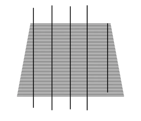 不規則なランダム交差線抽象グリッド メッシュ 格子とトレリスパターン テクスチャ 幾何学的ベクトルアートワーク 株式ベクトルイラスト クリップアートグラフィック — ストックベクタ