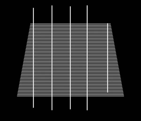 Irregular Random Intersecting Lines Abstract Grid Mesh Grate Trellis Pattern — Stock Vector