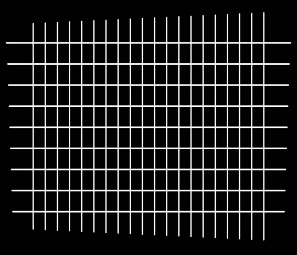 Linhas Cruzadas Irregulares Aleatórias Grade Abstrata Malha Grade Treliça Padrão — Vetor de Stock