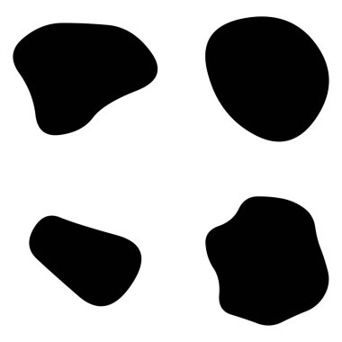 Rastgele leke, mürekkep lekesi. Organik leke, leke. Benek şekli. Splat, benek grafiği. Sıvı damlası, sıvı. Çakıl taşı, taş siluet. Mürekkep lekesi, mottle leke düzensiz şekli. Temel, basit yuvarlak, düzgün form