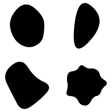 Rastgele leke, mürekkep lekesi. Organik leke, leke. Benek şekli. Splat, benek grafiği. Sıvı damlası, sıvı. Çakıl taşı, taş siluet. Mürekkep lekesi, mottle leke düzensiz şekli. Temel, basit yuvarlak, düzgün form