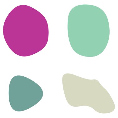 Rastgele leke, mürekkep lekesi. Organik leke, leke. Benek şekli. Splat, benek grafiği. Sıvı damlası, sıvı. Çakıl taşı, taş siluet. Mürekkep lekesi, mottle leke düzensiz şekli. Temel, basit yuvarlak, düzgün form