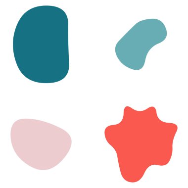 Rastgele leke, mürekkep lekesi. Organik leke, leke. Benek şekli. Splat, benek grafiği. Sıvı damlası, sıvı. Çakıl taşı, taş siluet. Mürekkep lekesi, mottle leke düzensiz şekli. Temel, basit yuvarlak, düzgün form