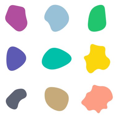 Rastgele leke, mürekkep lekesi. Organik leke, leke. Benek şekli. Splat, benek grafiği. Sıvı damlası, sıvı. Çakıl taşı, taş siluet. Mürekkep lekesi, mottle leke düzensiz şekli. Temel, basit yuvarlak, düzgün form