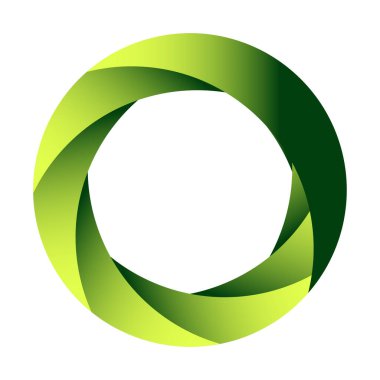 Soyut dairesel, radyal geometrik vektör ögesi, ikon, illüstrasyon. Motif, mandala tasarımı - stok vektör illüstrasyonu, klip- sanat grafikleri