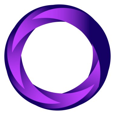 Soyut dairesel, radyal geometrik vektör ögesi, ikon, illüstrasyon. Motif, mandala tasarımı - stok vektör illüstrasyonu, klip- sanat grafikleri