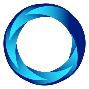 Soyut dairesel, radyal geometrik vektör ögesi, ikon, illüstrasyon. Motif, mandala tasarımı - stok vektör illüstrasyonu, klip- sanat grafikleri