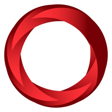 Soyut dairesel, radyal geometrik vektör ögesi, ikon, illüstrasyon. Motif, mandala tasarımı - stok vektör illüstrasyonu, klip- sanat grafikleri