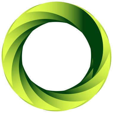 Soyut dairesel, radyal geometrik vektör ögesi, ikon, illüstrasyon. Motif, mandala tasarımı - stok vektör illüstrasyonu, klip- sanat grafikleri