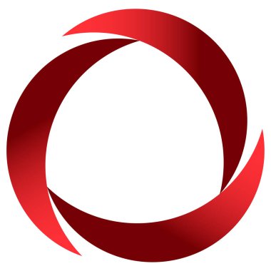 Soyut dairesel, radyal geometrik vektör ögesi, ikon, illüstrasyon. Motif, mandala tasarımı - stok vektör illüstrasyonu, klip- sanat grafikleri