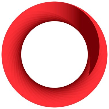 Soyut dairesel, radyal geometrik vektör ögesi, ikon, illüstrasyon. Motif, mandala tasarımı - stok vektör illüstrasyonu, klip- sanat grafikleri