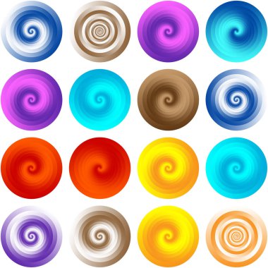 Rastgele gölgelendirilmiş, gradyan dolgu ile Geometrik çember tasarımı