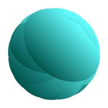 Mandala yayılıyor. Dairesel geometrik motif, simge, şekil - stok vektör çizimi, klip- sanat grafikleri