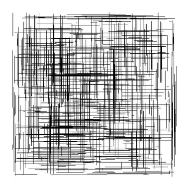 Şebeke, rastgele çizgiler. Parçacık, ızgara, çapraz desen, doku. Kesişen çizgiler