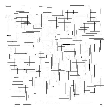 Şebeke, rastgele çizgiler. Parçacık, ızgara, çapraz desen, doku. Kesişen çizgiler