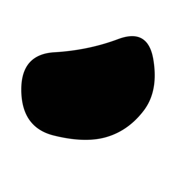 随机斑点 有机斑点 斑点形状 斯普拉特 斑点图形 液体滴 石头剪影 斑斑不规则形状 简单的圆形 平滑形式 — 图库矢量图片