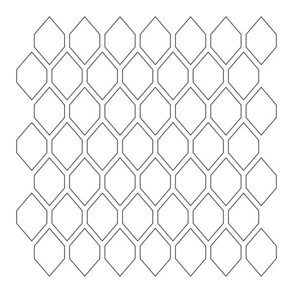 Méhsejt Hatszög Hex Geometriai Minta Háttér Textúra Elszigetelt Stock Vektor — Stock Vector