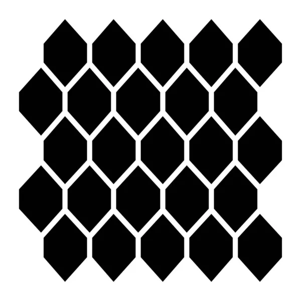 Méhsejt Hatszög Hex Geometriai Minta Háttér Textúra Elszigetelt Stock Vektor — Stock Vector