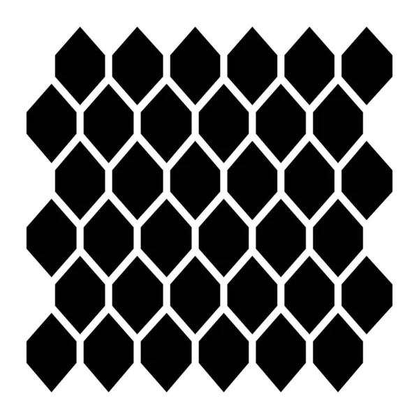 Honeycomb Hexagon Δεκαεξαδικό Γεωμετρικό Μοτίβο Απομονωμένο Φόντο Και Υφή Εικονογράφηση — Διανυσματικό Αρχείο