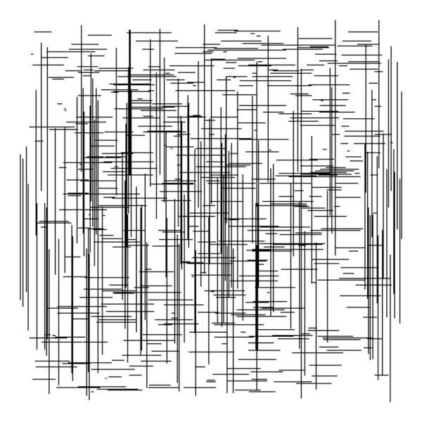 Gitter Net Tilfældige Linjer Reticle Rist Crosshatch Mønster Tekstur Skæringslinjer – Stock-vektor