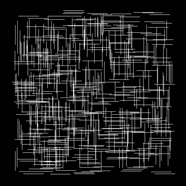 Gitter Net Tilfældige Linjer Reticle Rist Crosshatch Mønster Tekstur Skæringslinjer – Stock-vektor