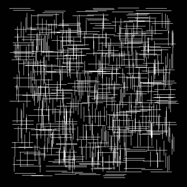 Gitter Netz Zufälliger Linien Absehen Gitter Kreuzmuster Struktur Schnittende Linien — Stockvektor