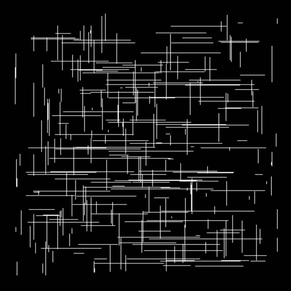 Grille Maille Lignes Aléatoires Réticule Grille Motif Crosshatch Texture Lignes — Image vectorielle