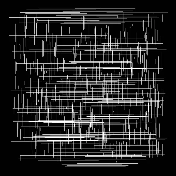 Rutnät Nät Slumpmässiga Linjer Reticle Galler Korsstreck Mönster Konsistens Skärningslinjer — Stock vektor
