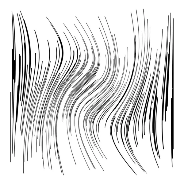 Ondulé Ondulé Lignes Vagues Motif Rayures Texture — Image vectorielle