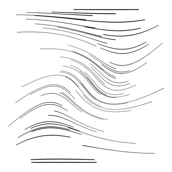 波浪形 波浪形 条纹图案 — 图库矢量图片