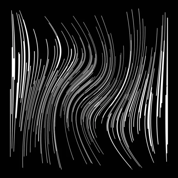 Волнистые Машущие Волновые Линии Полосы Узор Текстура — стоковый вектор