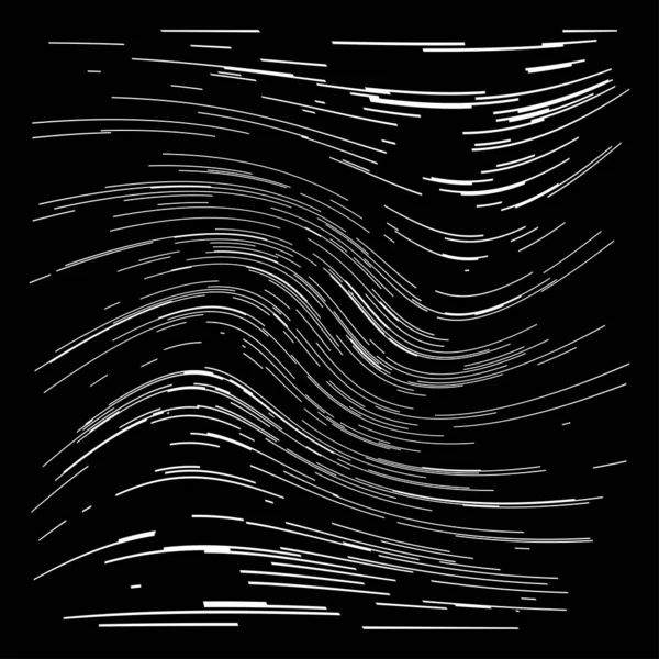 Хвилясті Хвилясті Хвилясті Лінії Візерунок Смуг Текстура — стоковий вектор