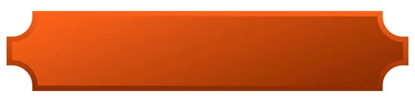 Знак Баннер Элемент Формы Таблички Прямоугольная Пластина Доска Пустым Местом — стоковый вектор