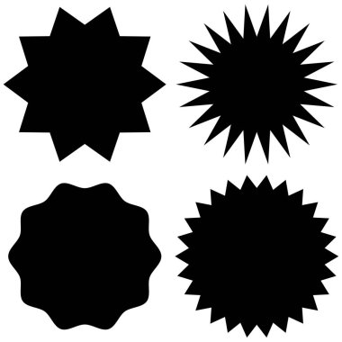 Siyah ve beyaz geometrik şekiller. vektör illüstrasyonu.