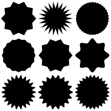 Siyah ve beyaz geometrik şekiller. vektör illüstrasyonu.