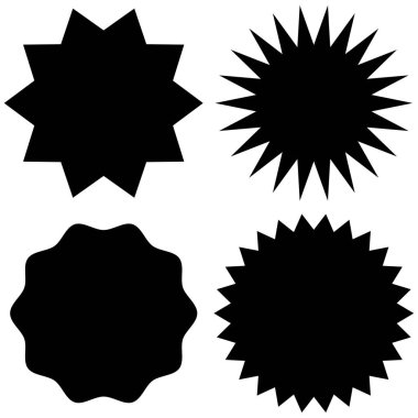 Siyah ve beyaz geometrik şekiller. vektör illüstrasyonu.