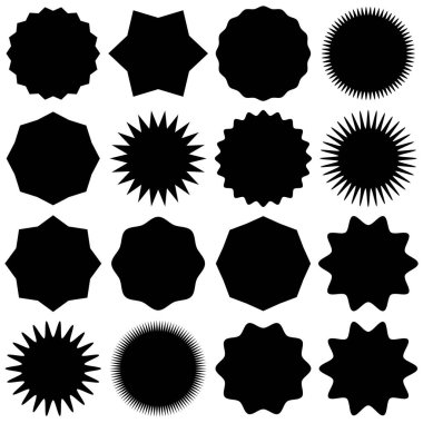 Siyah ve beyaz geometrik şekiller. vektör illüstrasyonu.