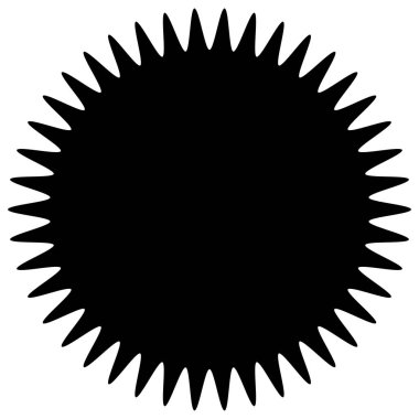 Yıldız patlaması, güneş patlaması fiyat etiketi, boş, boş alan etiketi. Fiyat flaş düğmesi, iğne şekli