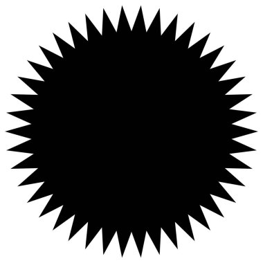 Yıldız patlaması, güneş patlaması fiyat etiketi, boş, boş alan etiketi. Fiyat flaş düğmesi, iğne şekli