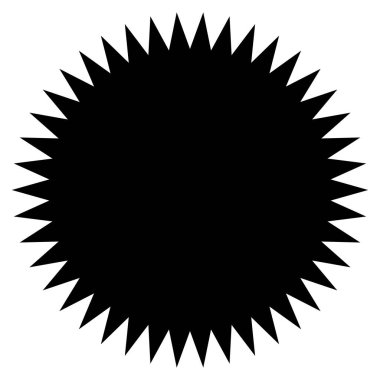 Yıldız patlaması, güneş patlaması fiyat etiketi, boş, boş alan etiketi. Fiyat flaş düğmesi, iğne şekli