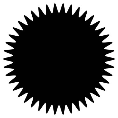 Yıldız patlaması, güneş patlaması fiyat etiketi, boş, boş alan etiketi. Fiyat flaş düğmesi, iğne şekli